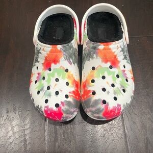 Tie Dye Crocs